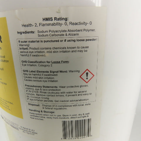 Absorbent Specialty Product Acid Spill Absorber & Neutralizer Powder 5 Gal. Pail