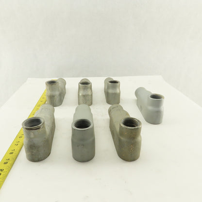 1" LB Form 35 Unilet Conduit Fitting  Malleable Iron Lot of 7