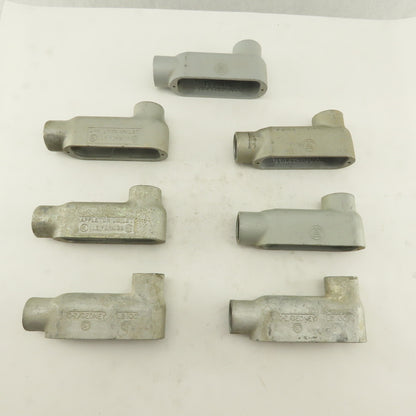 1" LB Form 35 Unilet Conduit Fitting  Malleable Iron Lot of 7