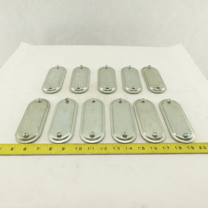 Crouse Hinds 470 Blank Conduit Body Cover 1-1/4" No Gasket Lot of 11