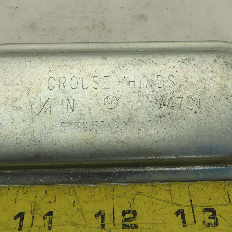 Crouse Hinds 470 Blank Conduit Body Cover 1-1/4" No Gasket Lot of 11