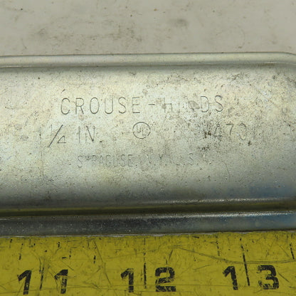 Crouse Hinds 470 Blank Conduit Body Cover 1-1/4" No Gasket Lot of 11