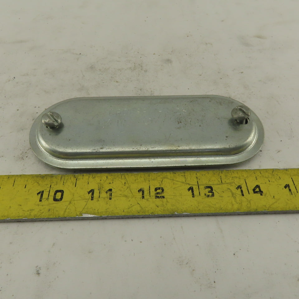 Crouse Hinds 470 Blank Conduit Body Cover 1-1/4" No Gasket Lot of 11
