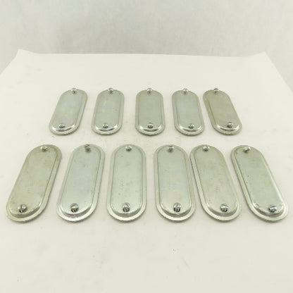Crouse Hinds 470 Blank Conduit Body Cover 1-1/4" No Gasket Lot of 11