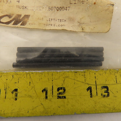 CM 11388001 Air Hoist Trigger Lever Pin Straight Solid Lot Of 4