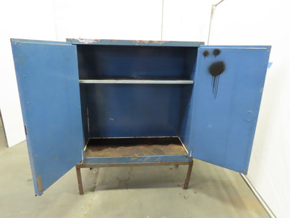 Eagle CRA-32 Acid Storage Cabinet Manual-Latching Door 30 Gallon W/Stand