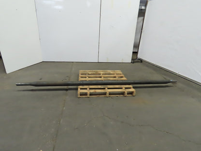 137"x 4" OD Tapered Shaft /Roller/Drive/Mixer 111" Surface