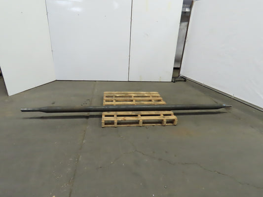 137"x 4" OD Tapered Shaft /Roller/Drive/Mixer 111" Surface