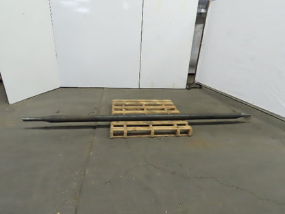 137"x 4" OD Tapered Shaft /Roller/Drive/Mixer 111" Surface