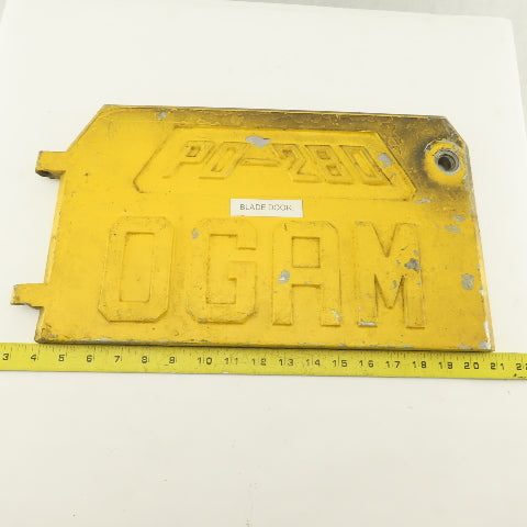 Ogam PO-280 Multi Blade Gang Rip Saw Door Guard Cast Aluminum
