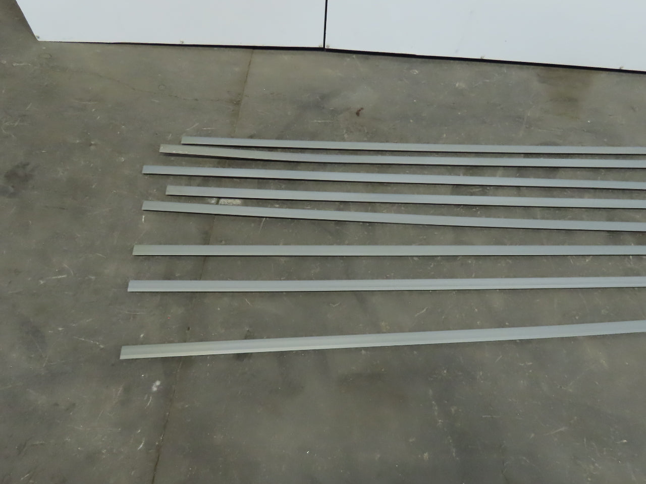 B-Line B217PGRY120 Snap Closure Strip 10' L x 1-7/16" W PVC Gray Lot of 8