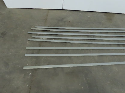 B-Line B217PGRY120 Snap Closure Strip 10' L x 1-7/16" W PVC Gray Lot of 8
