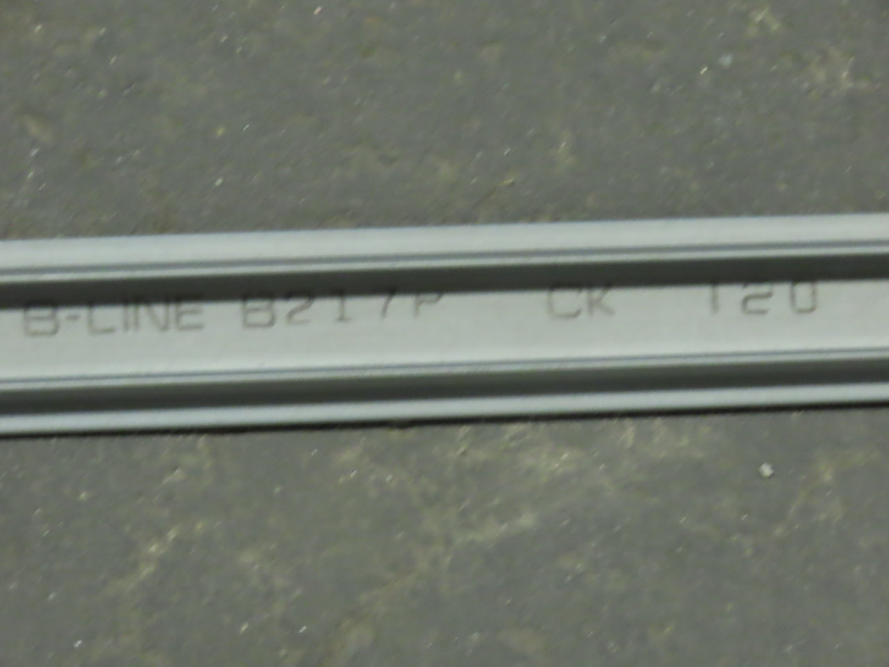 B-Line B217PGRY120 Snap Closure Strip 10' L x 1-7/16" W PVC Gray Lot of 8