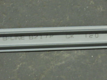 B-Line B217PGRY120 Snap Closure Strip 10' L x 1-7/16" W PVC Gray Lot of 8