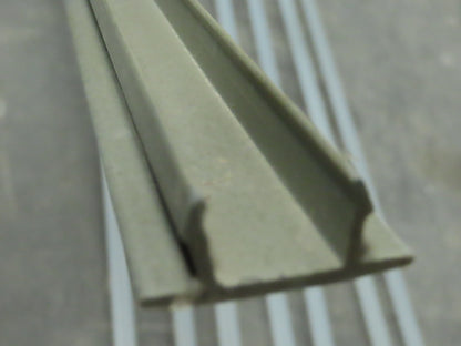 B-Line B217PGRY120 Snap Closure Strip 10' L x 1-7/16" W PVC Gray Lot of 8