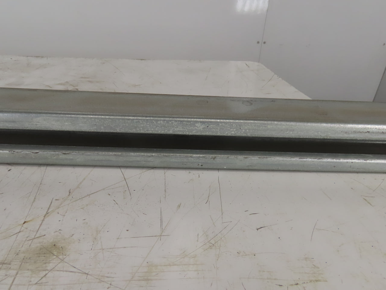 Galvanized Steel Box Rail Track 2-1/4" High x 1-3/4" Wide X 96" Long