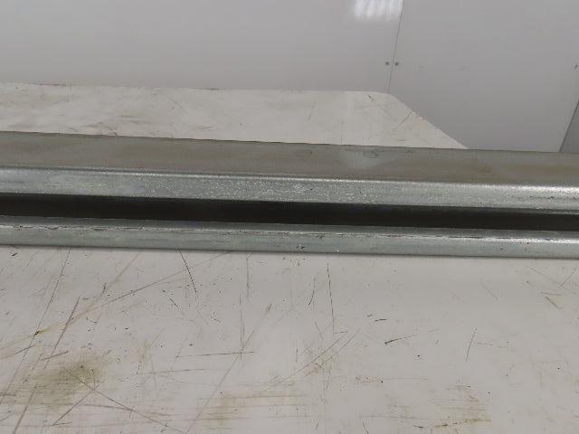Galvanized Steel Box Rail Track 2-1/4" High x 1-3/4" Wide X 96" Long