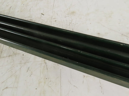 Steel Box Rail Track 1-1/2" High x 1-1/2" Wide X 96" Long Lot of 2