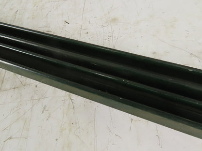 Steel Box Rail Track 1-1/2" High x 1-1/2" Wide X 96" Long Lot of 2