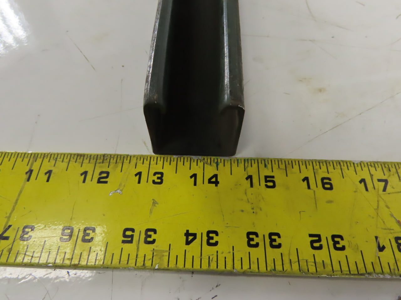 Steel Box Rail Track 1-1/2" High x 1-1/2" Wide X 96" Long Lot of 2