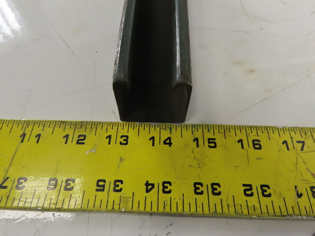 Steel Box Rail Track 1-1/2" High x 1-1/2" Wide X 96" Long Lot of 2