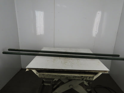 Steel Box Rail Track 1-1/2" High x 1-1/2" Wide X 96" Long Lot of 2