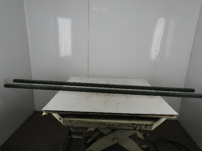 Steel Box Rail Track 1-1/2" High x 1-1/2" Wide X 96" Long Lot of 2