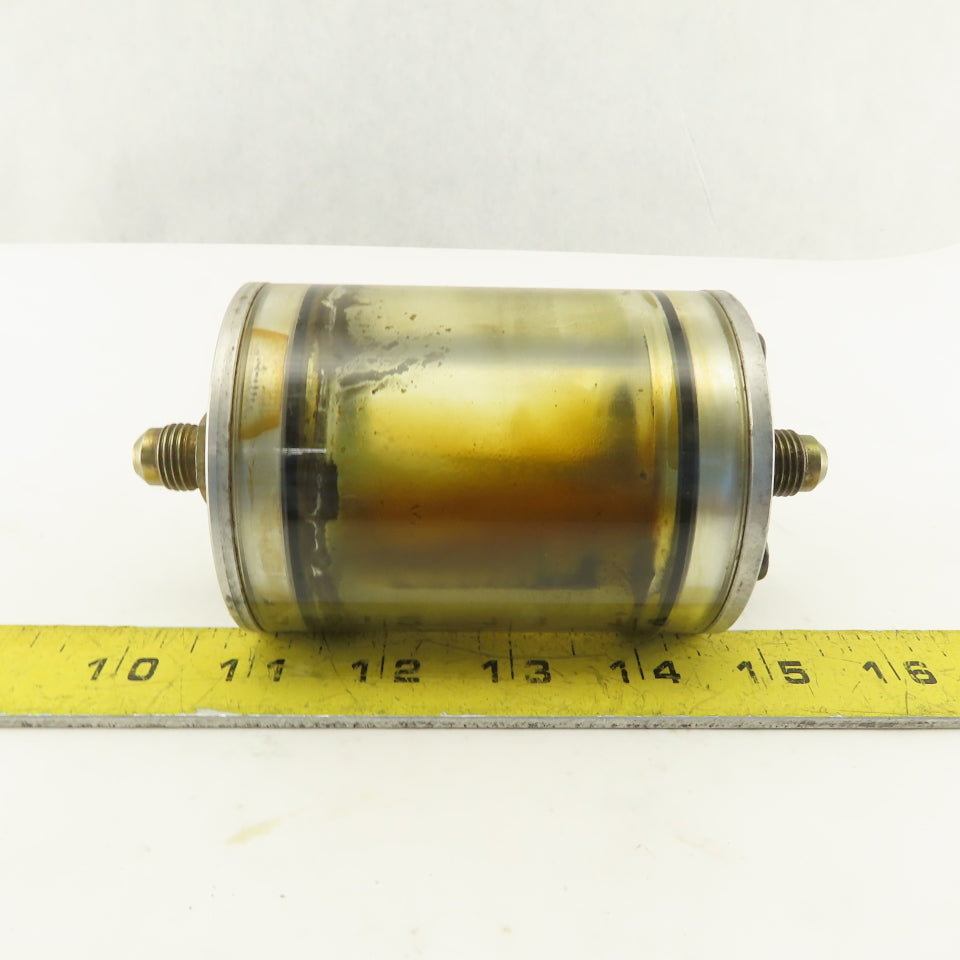 Inline Hydraulic Filter Element Separator Trap Housing Polycarbonate