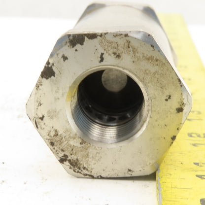Generant CV-501SS-T-1 1/2" NPT Stainless Steel Check Valve 3000PSI Max