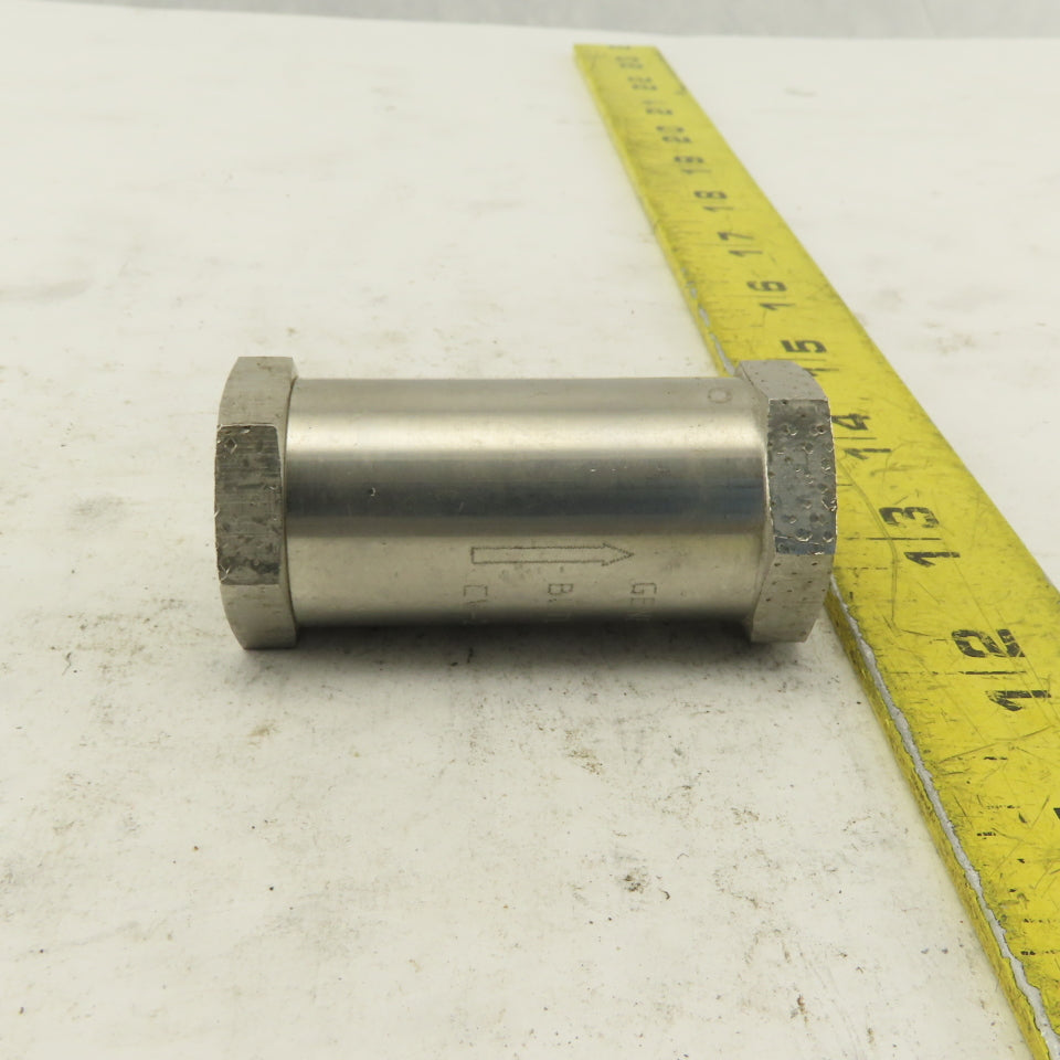 Generant CV-250S-T-3 1/4" NPT Steel Check Valve 3000PSI Max