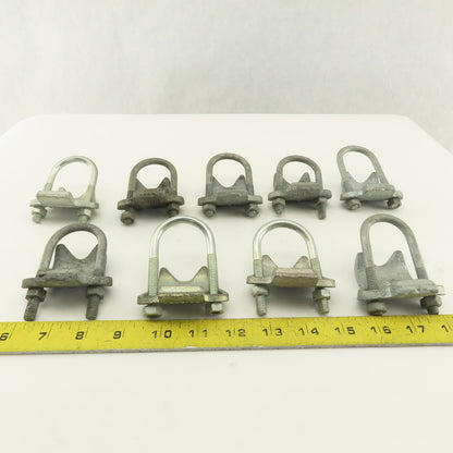 OZ/Gedney Korns 1" Right Angle Galvanized Steel Conduit Clamp Lot of 9