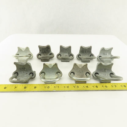 OZ/Gedney Korns 1" Right Angle Galvanized Steel Conduit Clamp Lot of 9