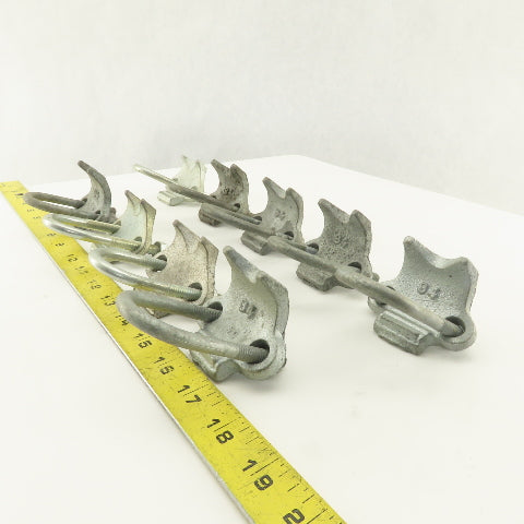 OZ/Gedney Korns 1" Right Angle Galvanized Steel Conduit Clamp Lot of 9