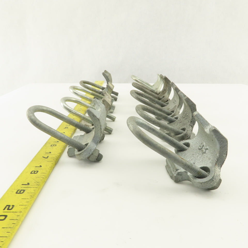 OZ/Gedney Korns 1" Right Angle Galvanized Steel Conduit Clamp Lot of 9