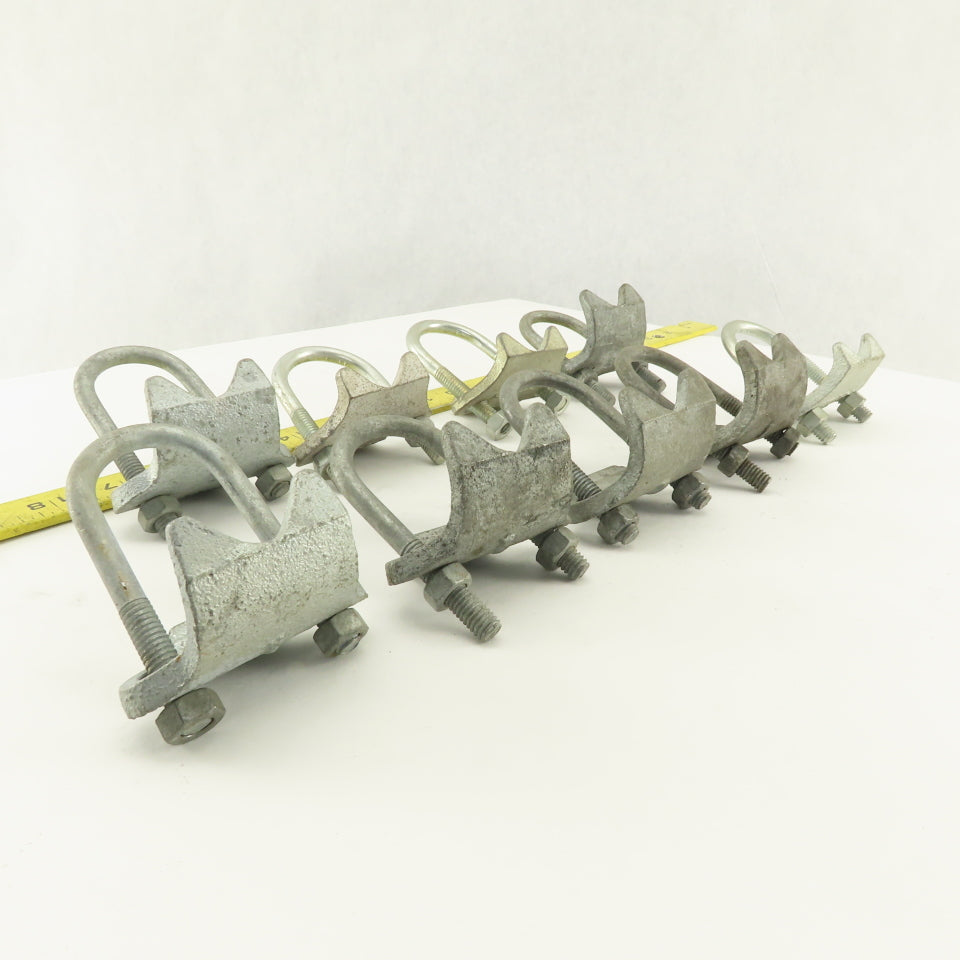 OZ/Gedney Korns 1" Right Angle Galvanized Steel Conduit Clamp Lot of 9