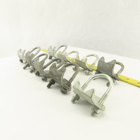 OZ/Gedney Korns 1" Right Angle Galvanized Steel Conduit Clamp Lot of 9