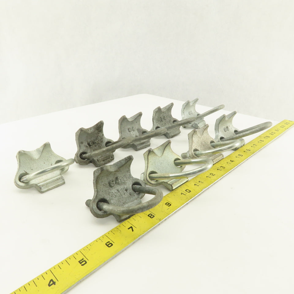 OZ/Gedney Korns 1" Right Angle Galvanized Steel Conduit Clamp Lot of 9