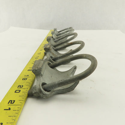 Korns 1-1/4" Right Angle Galvanized Steel Conduit Clamp Lot of 5