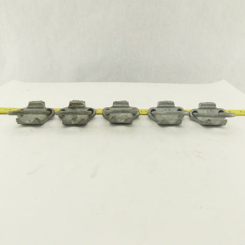 Korns 1-1/4" Right Angle Galvanized Steel Conduit Clamp Lot of 5