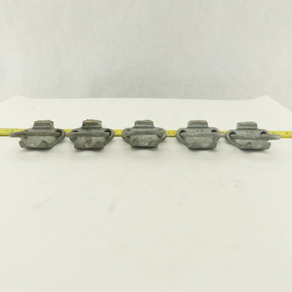 Korns 1-1/4" Right Angle Galvanized Steel Conduit Clamp Lot of 5