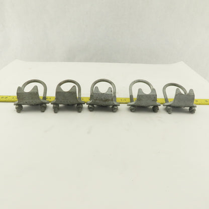 Korns 1-1/4" Right Angle Galvanized Steel Conduit Clamp Lot of 5