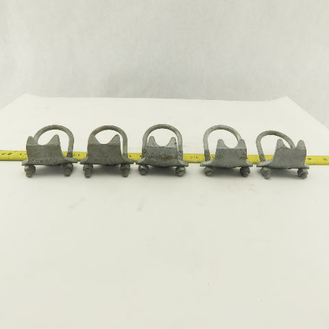 Korns 1-1/4" Right Angle Galvanized Steel Conduit Clamp Lot of 5
