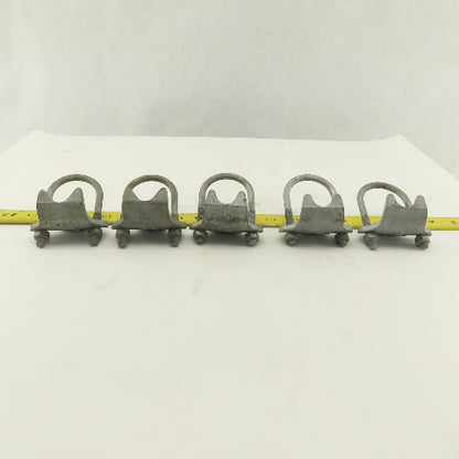 Korns 1-1/4" Right Angle Galvanized Steel Conduit Clamp Lot of 5