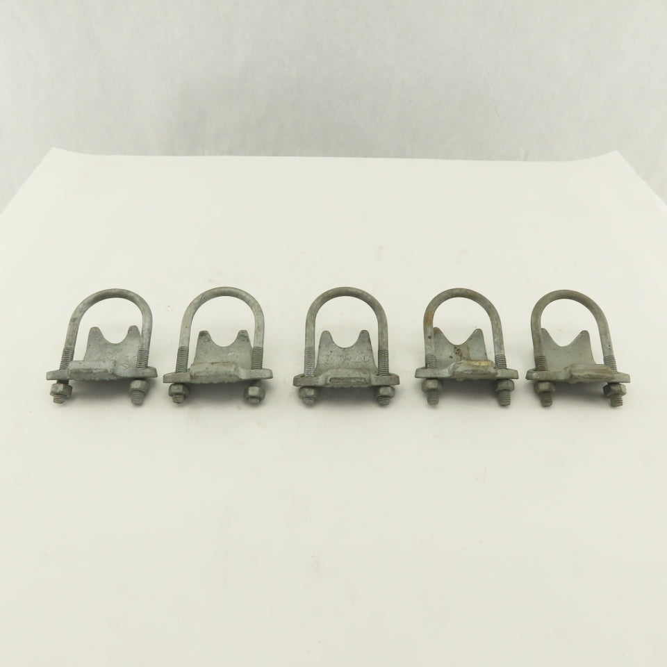 Korns 1-1/4" Right Angle Galvanized Steel Conduit Clamp Lot of 5