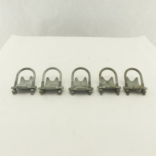 Korns 1-1/4" Right Angle Galvanized Steel Conduit Clamp Lot of 5