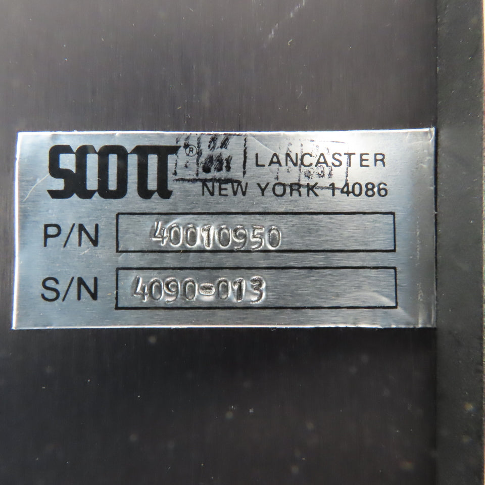 Scott Gas Detection 4001-0950 % LFL Monitoring System Controls