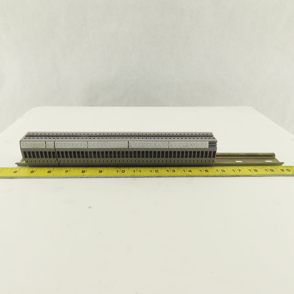 Entrelec M4/6-5116 600V Wire Terminal Block Lot Of 52