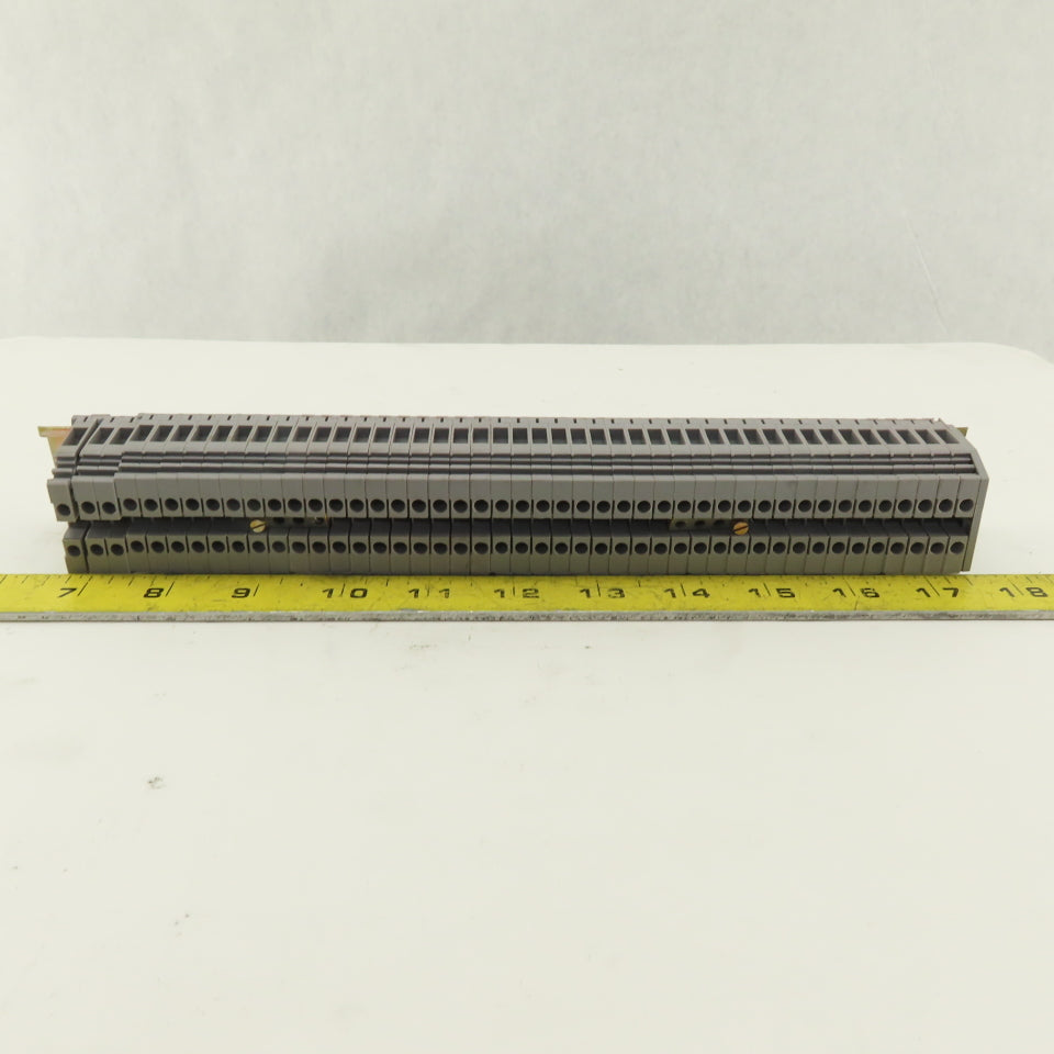 Entrelec M4/6-5116 600V Wire Terminal Block Lot Of 49