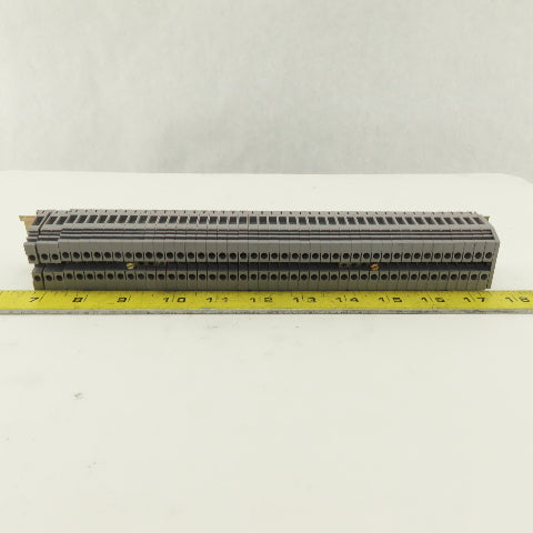 Entrelec M4/6-5116 600V Wire Terminal Block Lot Of 49