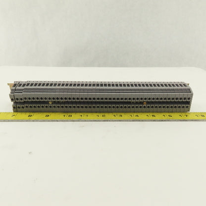 Entrelec M4/6-5116 600V Wire Terminal Block Lot Of 49